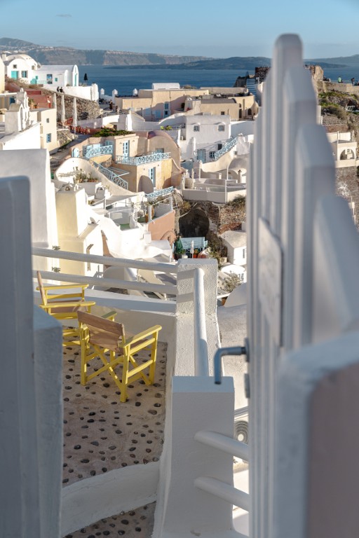 Sea view from Cave Studio with Balcony in Oia