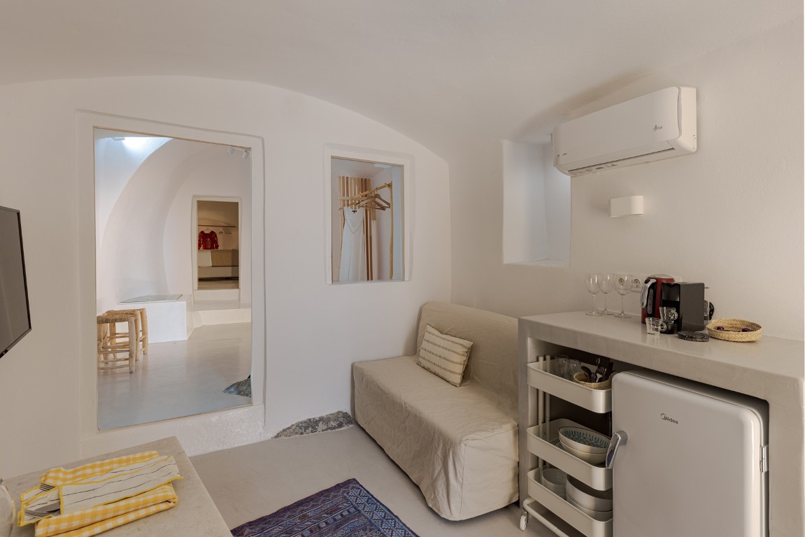 One-bedroom interior at Just Blue House with Dome Terrace