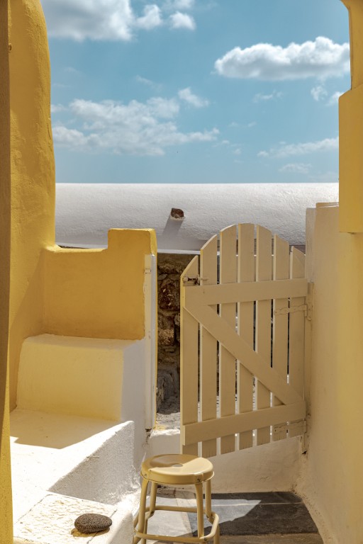 Bedroom at Just Blue House with Dome Terrace