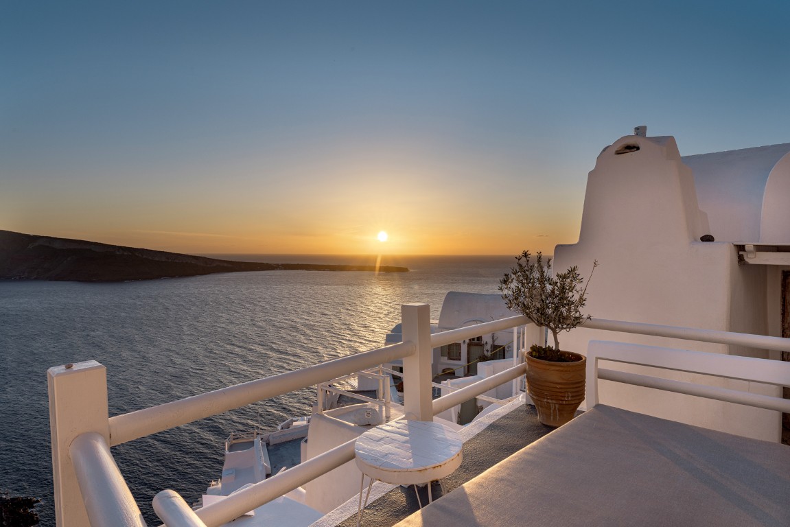 Sea view from Wind House in Oia Santorini